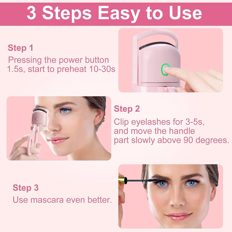 Portable Electric Heated Eyelash Curler