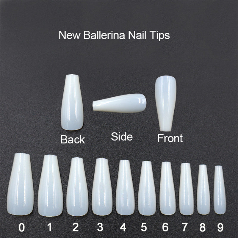 500 Transparent Ballet Fake Nails