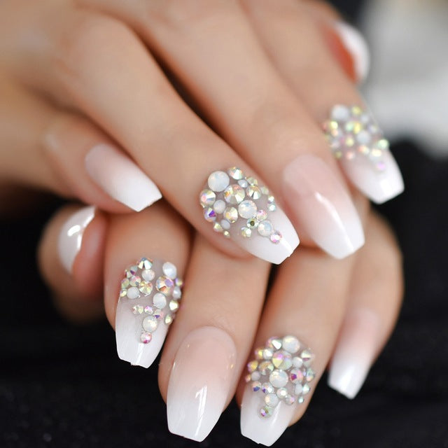 Metallic False Nails