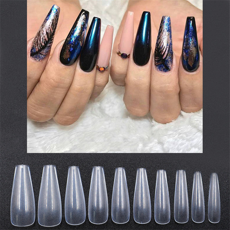 500 Transparent Ballet Fake Nails