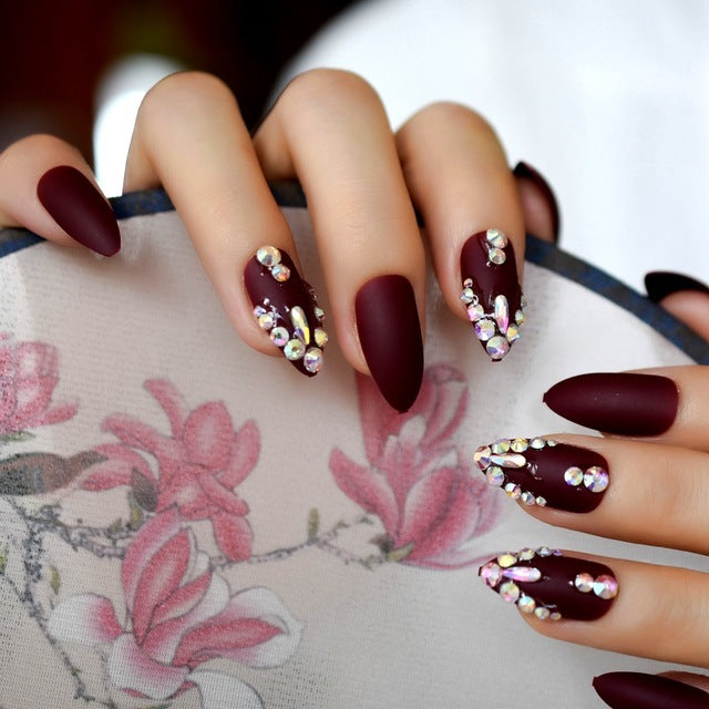 Metallic False Nails