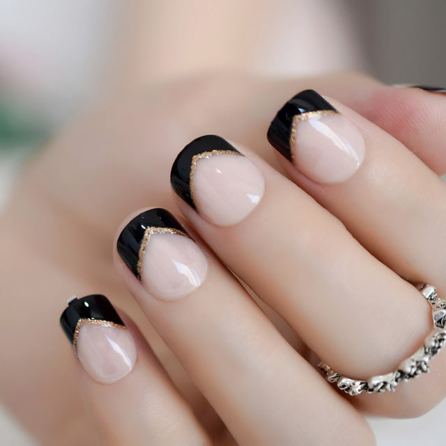 Metallic False Nails