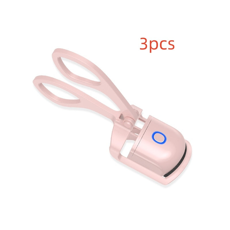 Portable Heated Eyelash Curler with Temperature Control