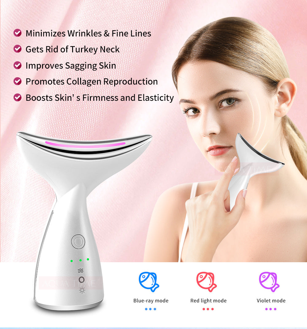 GlowLift EMS LED Neck & Face Beauty Device