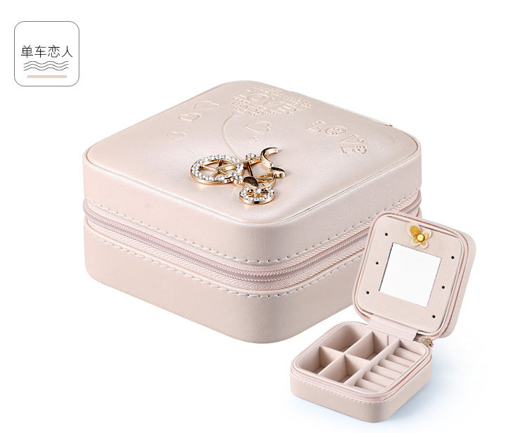 PU Leather Jewelry Organizer Box