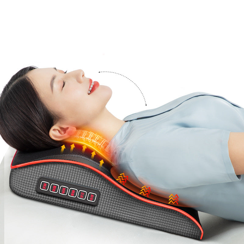 Heated Electric Back Massager Pillow