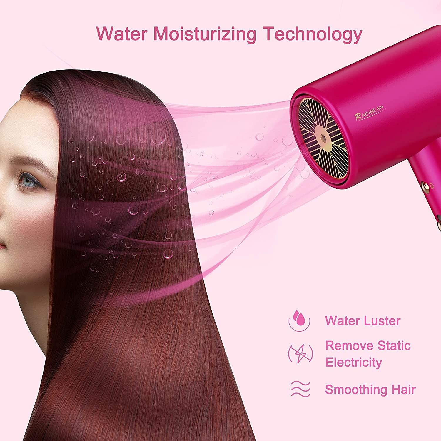 AquaDry 1800W Hair Dryer