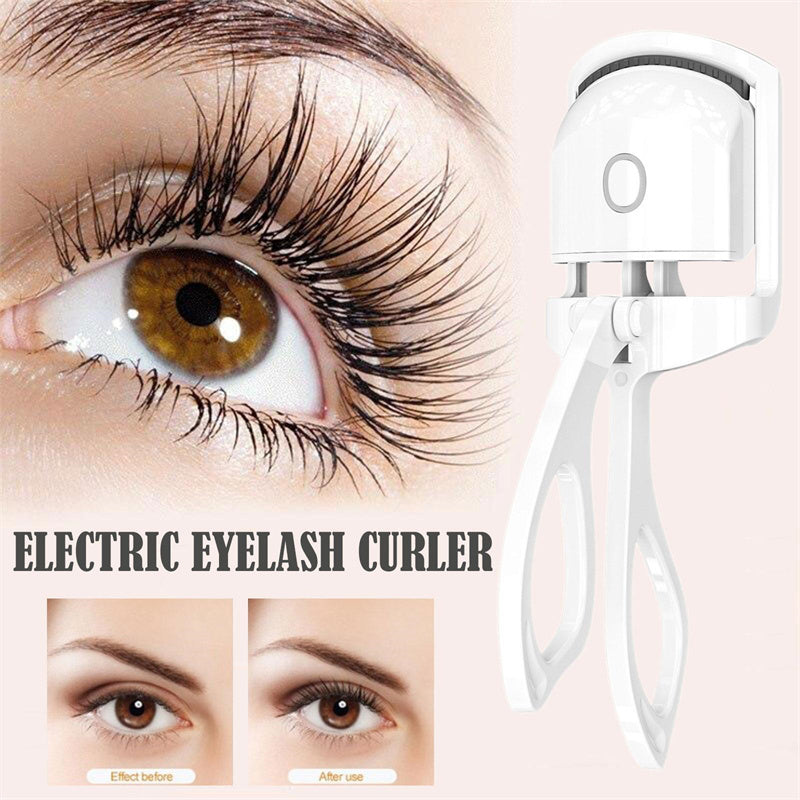 Portable Heated Eyelash Curler with Temperature Control