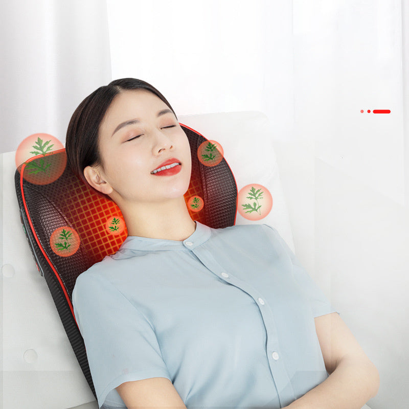 Heated Electric Back Massager Pillow