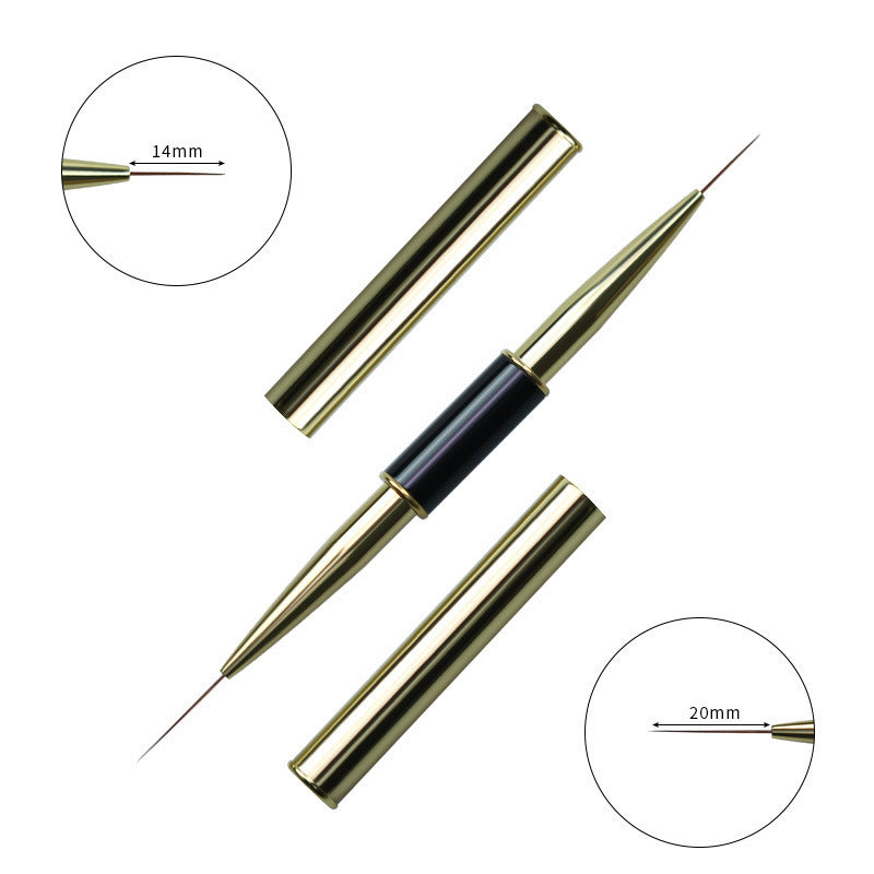 Double-Ended Nail Art Stripes Liner Brush