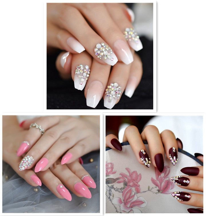 Metallic False Nails