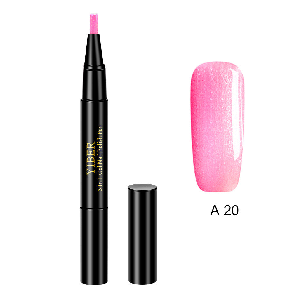 3-in-1 Gel Nail Varnish Pen